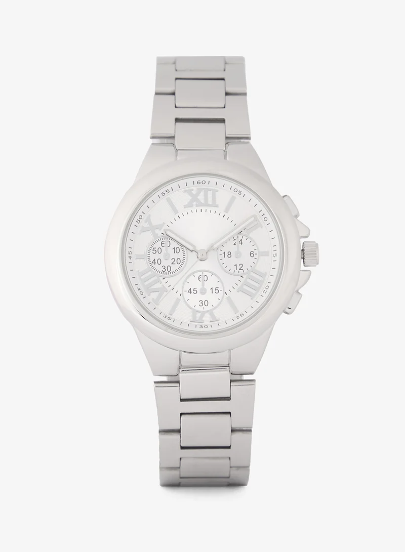 Robert Wood Metal Strap Analogue Watch