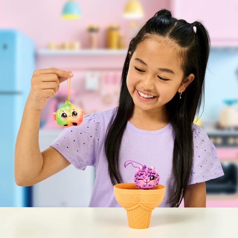 Cookeez Makery Yum Yumz Twin Pack, Full of Fun and Full of Yum! Add Ingredients & Discover 2 Super-Cute Scented Surprise Plush Pets Inside an Ice Cream Cone You Can Customize - Styles May Vary - Image 3