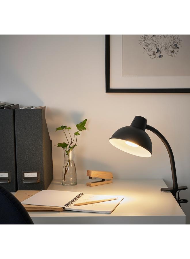 زبون مصباح كشاف بمشبك، أسود - Image 4