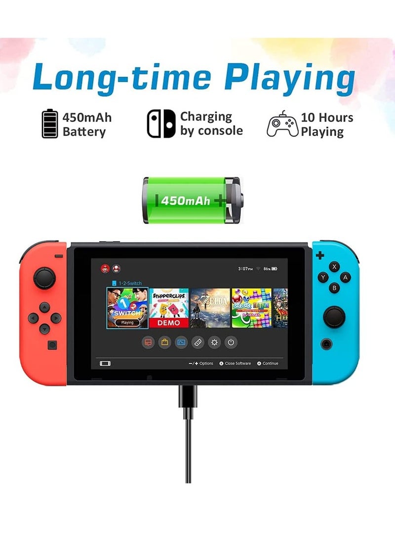 سويتش 0 وحدة تحكم Joy Con متوافقة مع Nintendo Switch/Lite/OLED بديلة لوحدات التحكم اللاسلكية JoyPad Switch تدعم التحكم المزدوج في حركة الاستيقاظ بالاهتزاز - Image 5