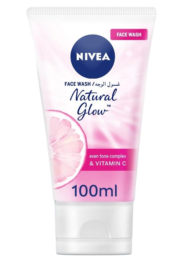 NIVEA Natural Glow Face Wash with Vitamin C - Image 1
