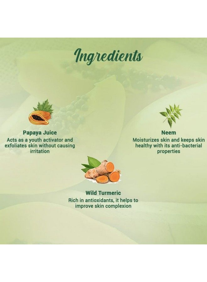 Biotique Papaya Tan Removal Brightening & Revitalizing Face Scrub | Gentle Exfoliation | Smooth and Clear Complexation | 100% Botanical Extracts| Suitable for All Skin Types | 100g - Image 5