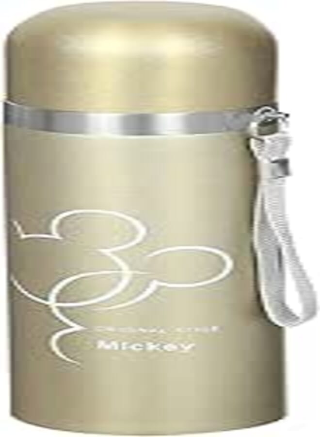 Spaceshoop Image Group M30 Mickey Mouse Printed Stainless Steel Thermos Flask, 550 ml - Gold