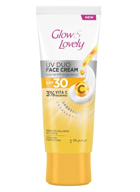 UV Duo Face Cream, SPF 30, with 3 percent Vita C and Niacinamide 100g