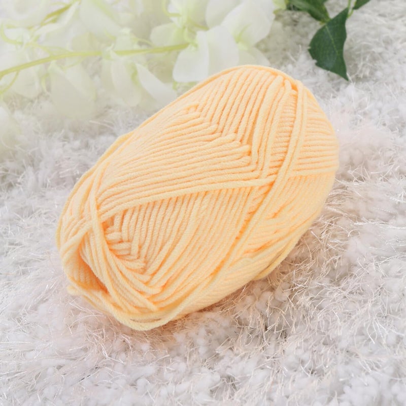 Milk Cotton Yarn Chunky Wool for Knitting Crochet Warm Soft DIY Sweaters Hats Scarves Skin-Friendly Cotton Craft Yarn for Beginners - Image 3