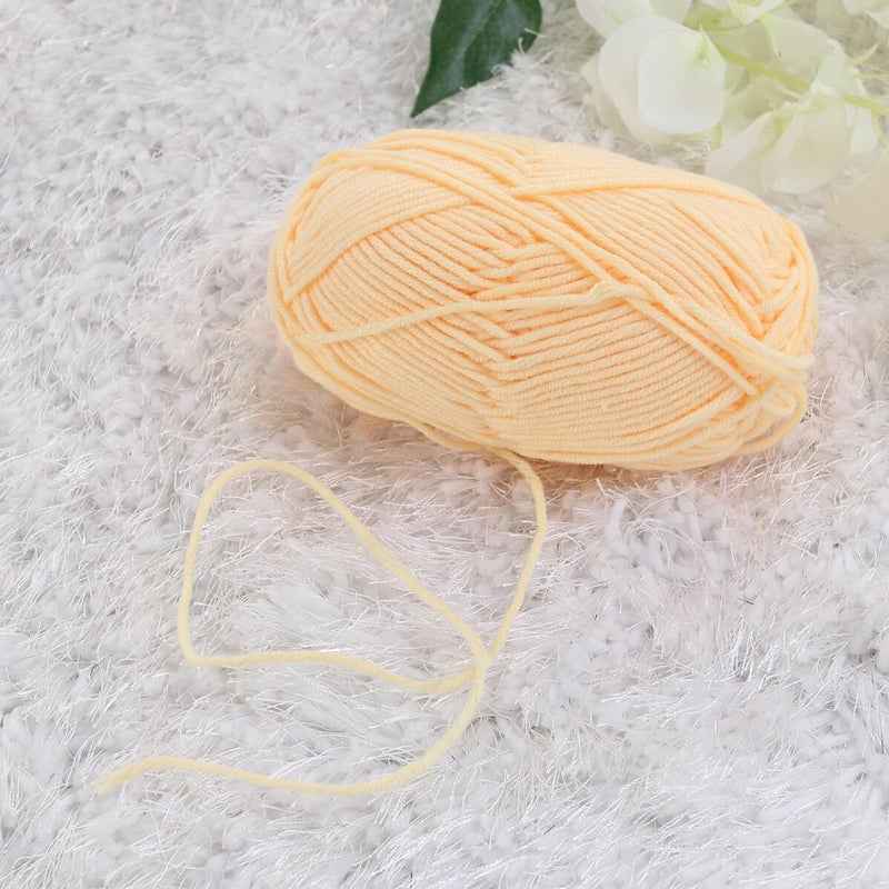 Milk Cotton Yarn Chunky Wool for Knitting Crochet Warm Soft DIY Sweaters Hats Scarves Skin-Friendly Cotton Craft Yarn for Beginners - Image 2