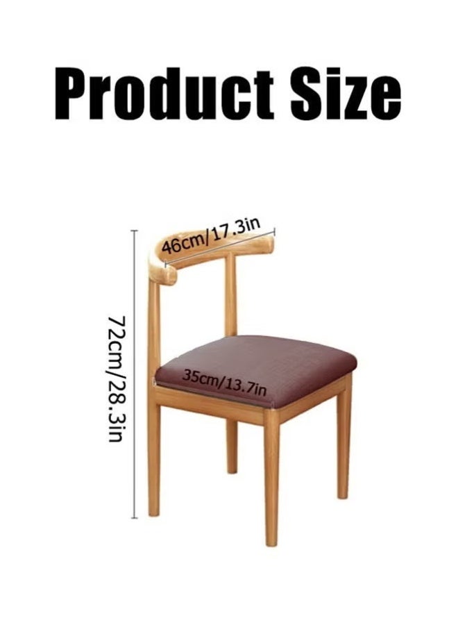 Kitchen Chairs Dining Chair Modern Dining Chair Multifunctional Kitchen Chairs Curved Backrest Dining Chair For Office, Kitchen, Dining, Bedroom, Living Room Side Chair - Image 2