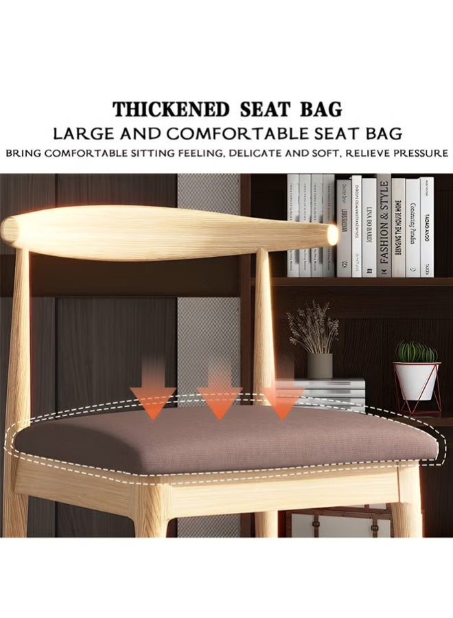 Kitchen Chairs Dining Chair Modern Dining Chair Multifunctional Kitchen Chairs Curved Backrest Dining Chair For Office, Kitchen, Dining, Bedroom, Living Room Side Chair - Image 3