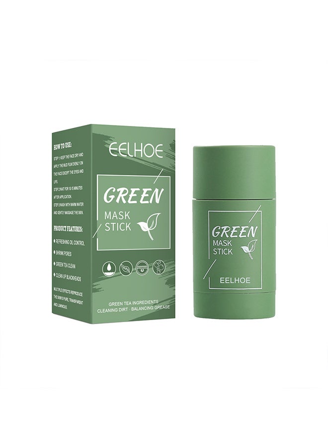 إيلهو قناع الشاي الأخضر الصلب EELHOE قناع الشاي الأخضر الصلب المنظف والمرطب العميق، قناع التنظيف العميق، قناع الطين الذي يقلص المسام - Image 1