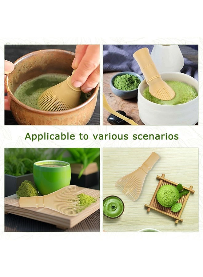 قطعة واحدة خفاقة ماتشا، خفاقة راتنج ماتشا، فرشاة خفق، خفاقة ماتشا امنة غذائيا، خفاقة مسحوق قابلة لإعادة الاستخدام (أصفر) - Image 5