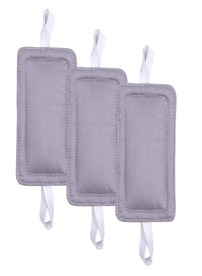 ICObuty Door Silencer 3 Pack Noise Reducing Quiet Doors Baby Toddler Safety Grey 3.25 x 5.5 Inch - Image 1