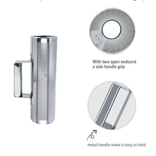 BIGBILLION Guiro Stainless Steel Guiro Instrument 8" 3" Latin Percussion Musical Shaker Instruments with Scraper for Live Performance - Image 3