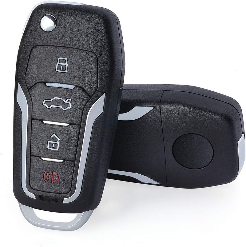 Keymall Keyless Entry Replacement Flip Remote Car Key Fob - Image 1