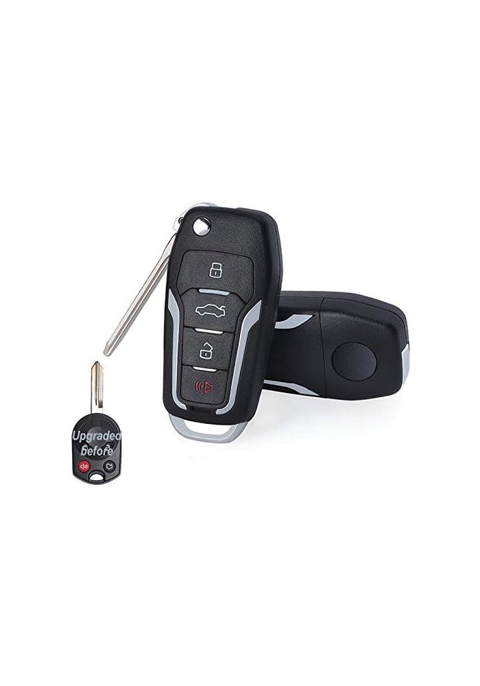Keymall Keyless Entry Replacement Flip Remote Car Key Fob - Image 2