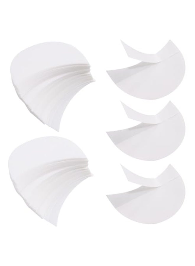 TORMEN 150pcs Eyeshadow ShieldsEyeshadow Stencils Pads Lint Free Under Eye Patches Prevent Fallout and Residue for Makeup Eyelash Extensions Eyeliner Lip and Tinting Makeup - Image 1