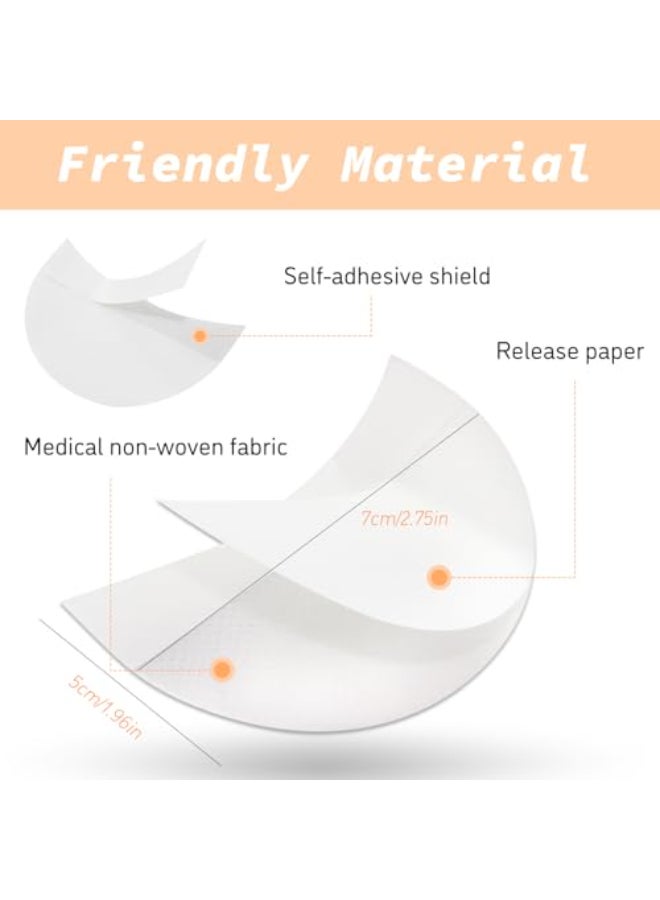 TORMEN 150pcs Eyeshadow ShieldsEyeshadow Stencils Pads Lint Free Under Eye Patches Prevent Fallout and Residue for Makeup Eyelash Extensions Eyeliner Lip and Tinting Makeup - Image 3