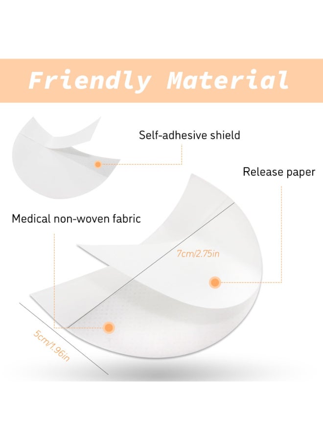 TORMEN 150pcs Eyeshadow ShieldsEyeshadow Stencils Pads Lint Free Under Eye Patches Prevent Fallout and Residue for Makeup Eyelash Extensions Eyeliner Lip and Tinting Makeup - Image 4