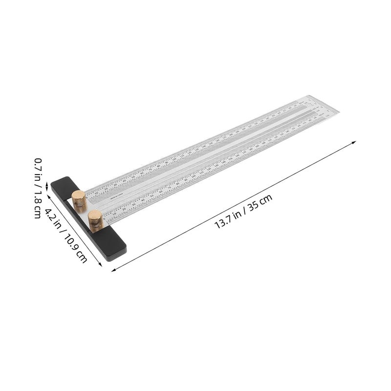 Chemical free Woodworking Ruler 300mm Scribing Gauge Precision Drawing Ruler Carpenter Measuring Tool for Woodworking and Engineering Layout Global flexible assemble picks Various fittings Fault optimized construction Multiple design variants Trendy natural tone options All condition fit Daily use improved quality Popular trusted craftsmanship All-round unified build Practical versatile construction Closed & open space compatible Durability boost selected material Dispersed regional warehouses Globally trusted affordable quality Size-sorted warehouse storage Air & land transit compatible N/S/C nationwide deliver Carefully selected material General compatible practical design Authorized haulage delivery Advanced minimal build Multi-purpose fine material Efficiency boosted construction Daily life matching design - Image 2