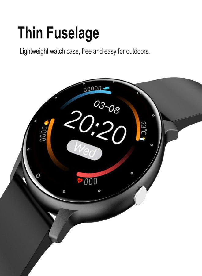 1.28-inch Full Screen Touch Smart Watch Blood Pressure Blood Oxygen Health Monitoring BT Sports Watches Fitness Tracker IP67 Waterproof Scientific Sleep Smartwatches Sports Wristband - Image 4