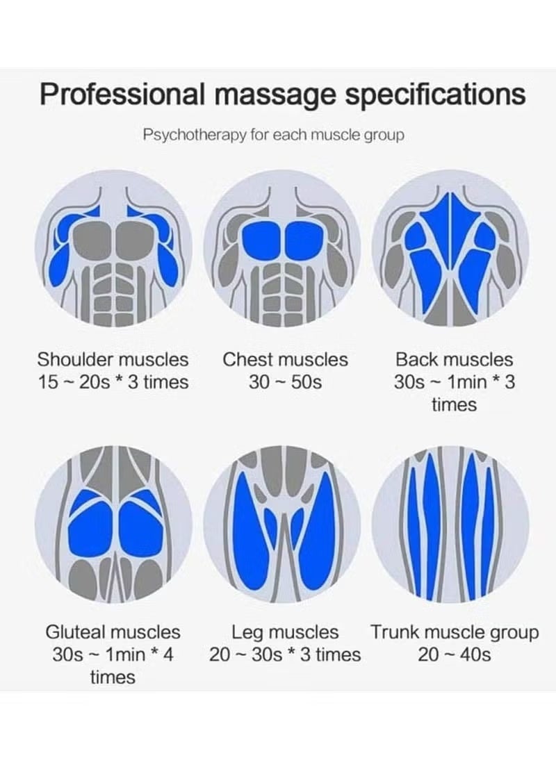 جينيكست مسدس تدليك العضلات KH-320 - مسدس تدليك الأنسجة العميقة بالقرع لتخفيف الألم والتعافي، مستويات سرعة متعددة، محرك فائق الهدوء، محمول وقابل لإعادة الشحن، مثالي للرياضيين وأنماط الحياة النشطة - رمادي - Image 5