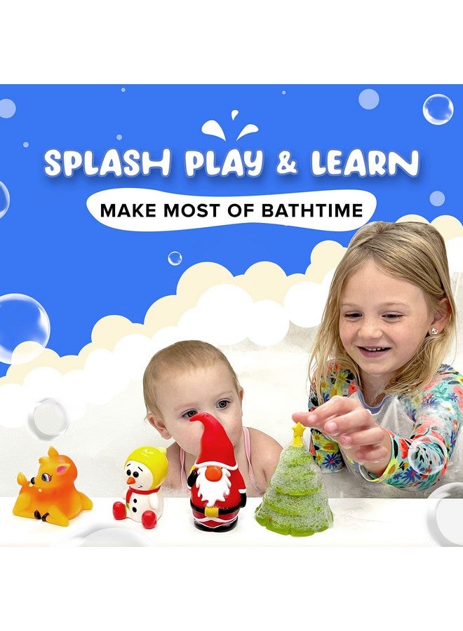 SplashEZ Bath Toys for Kids & Toddlers, Kids Bath Toys for Boys, Mold Free No Hole Sealed, Soft Durable Christmas Play Set Gift, No Mold for Water Tub & Pool, Ages 0-1-3-4-5-6-8 - Image 4