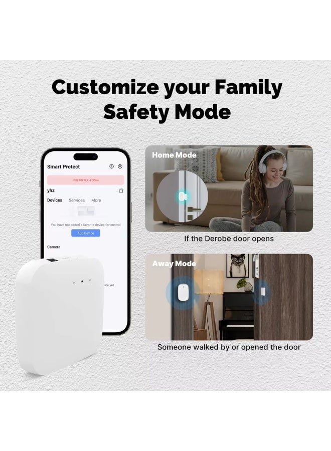 مويس بوابة Moes الذكية السلكية Zigbee – محور تحكم | بوابة متعددة الأنماط تدعم Zigbee 3.0 وBluetooth، تعمل عبر الشبكة السلكية أو WiFi، ومركز أتمتة وأمان للمنزل الذكي - Image 5