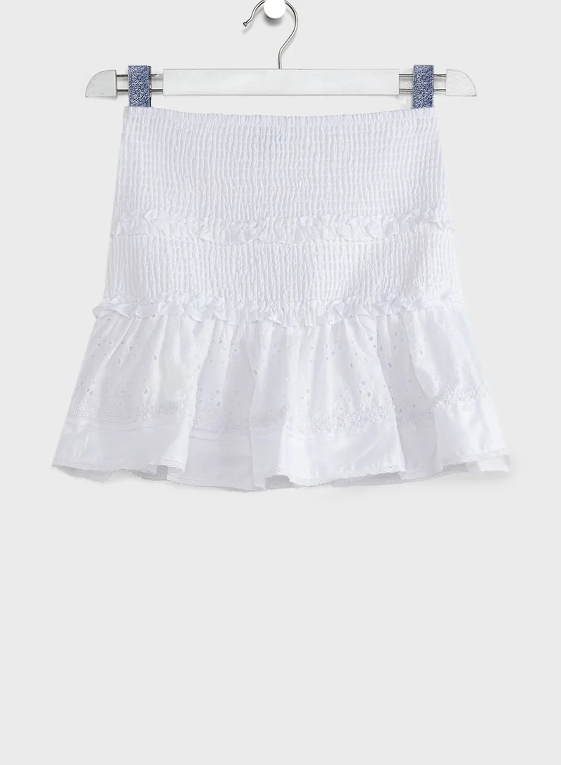Bardot Junior Teen Lolita Shirred Skirt