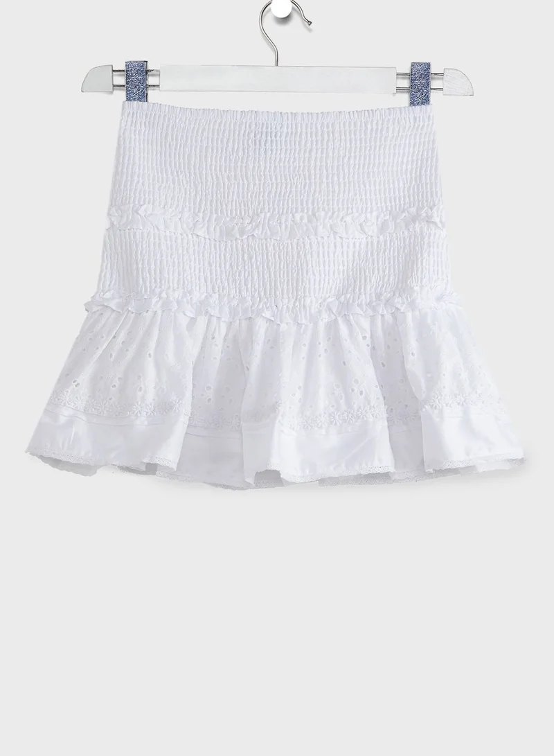 Bardot Junior Teen Lolita Shirred Skirt