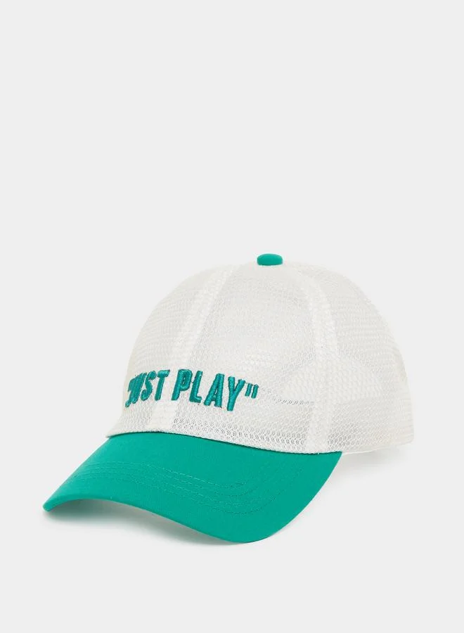 Styli Styli Boys Embroidered Cap