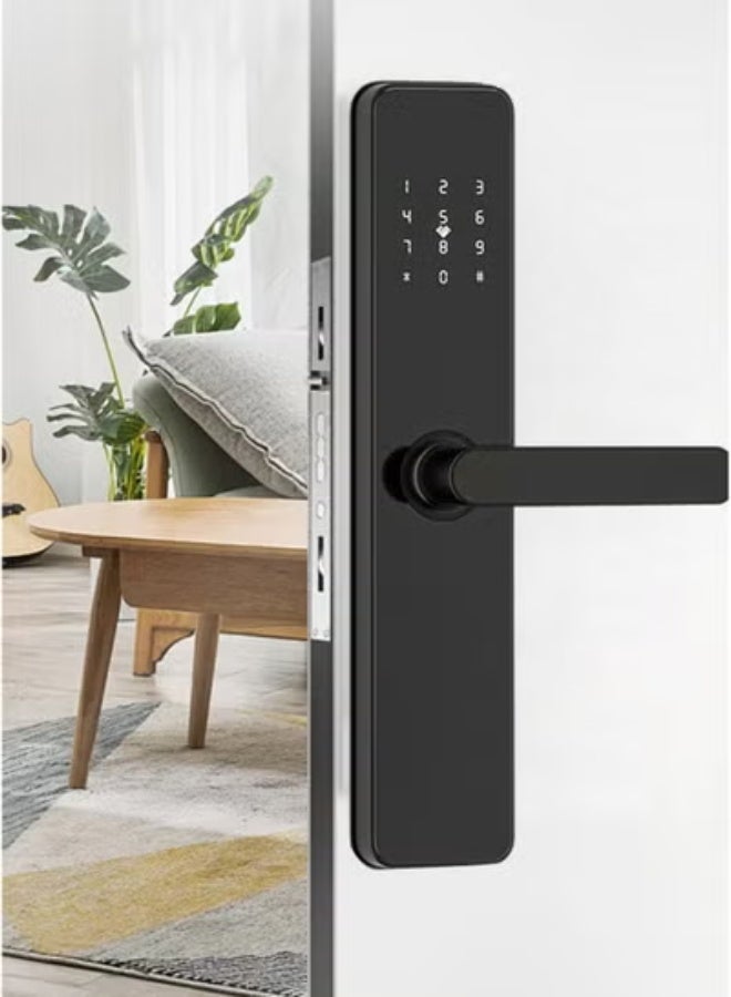 شاربدو قفل ذكي، قفل باب ذكي 7 في 1، قفل باب دخول بدون مفتاح، مفتاح/ كلمة مرور/ ​​بلوتوث/ NFC/ قفل TT - Image 2