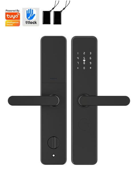 Tuya APP Fully Automatic Smart Lock Electronic Lock Password Lock, Suitable for B&B/Apartment/Home/Office/Rental House/Hotel