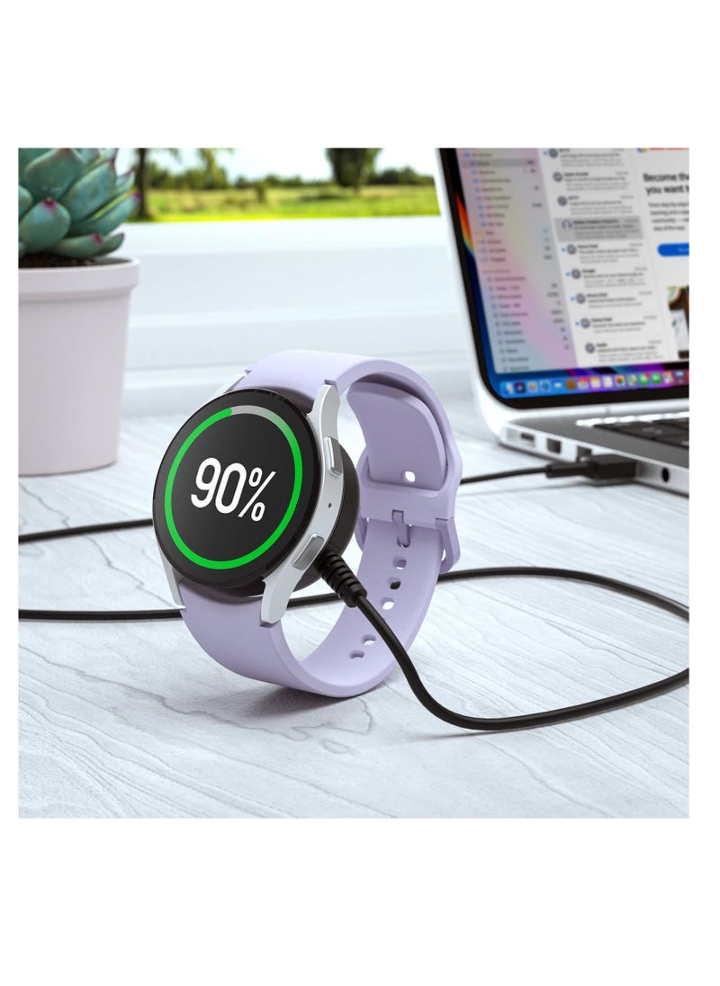 Generic Charger for Samsung Galaxy Watch 7/6/6 Classic/5/5 Pro/4/4 Classic/3/Active 2/Active 1/Ultra/Fe Galaxy Watch Charger 3.3Ft USB Magnetic Wireless Charging Cable Cord for Samsung Galaxy Watch  - Image 5