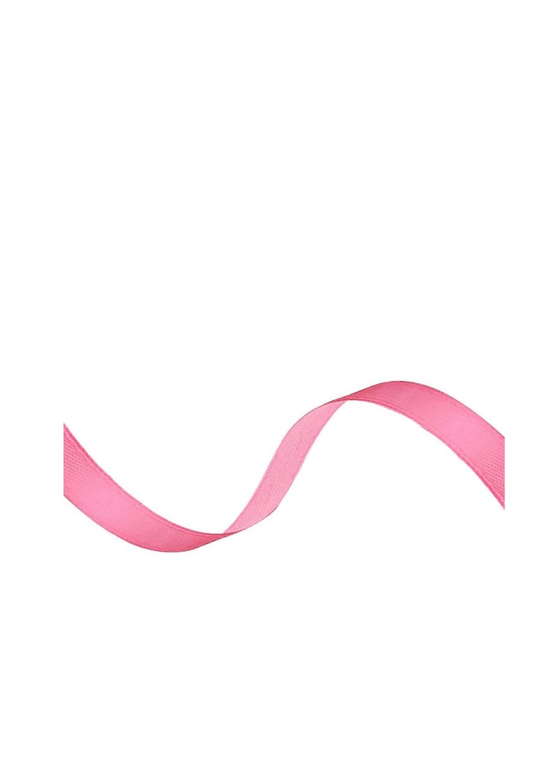 MARKQ شريط ساتان وردي ساخن، 12 مم × 25 ياردة شريط بوليستر للأقمشة لتغليف الهدايا، هدايا الحفلات، زينة الزفاف، صنع الأقواس، باقات، مشاريع الخياطة ومواد الحرف اليدوية - Image 3