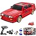 Hitish RC Drift Car for Kids Adults 116 Scale 24Ghz 4WD High Speed RTR Racing Car 30KMH with Led Lights Remote Control Vehicle Sport Toy Gifts for Girls Boys Two Batteries and Drift Tire Included - Image 3