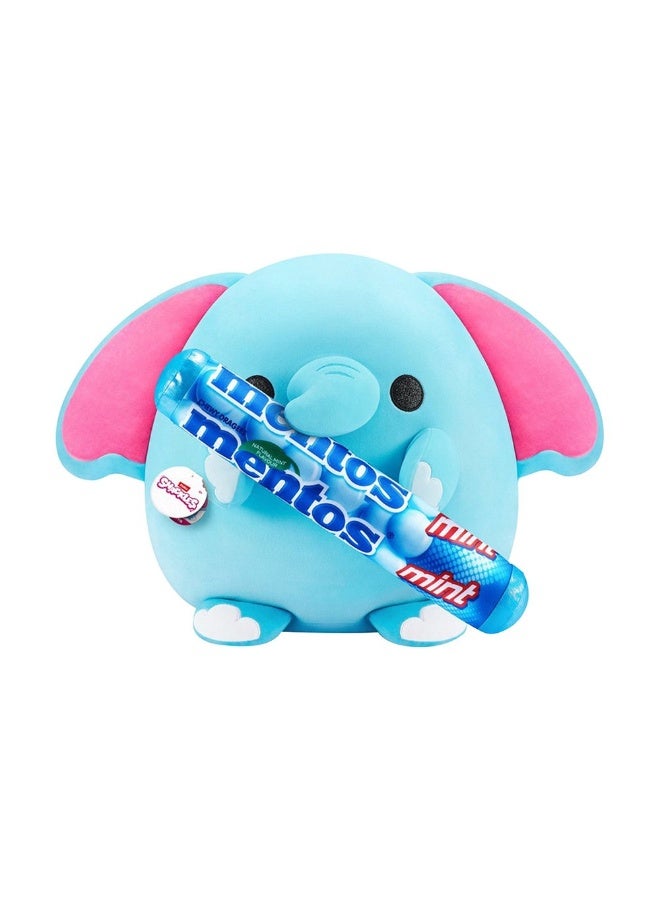 ZURU Snackles Elephant Holding Mentos Plush Toy (35 cm) - Image 1