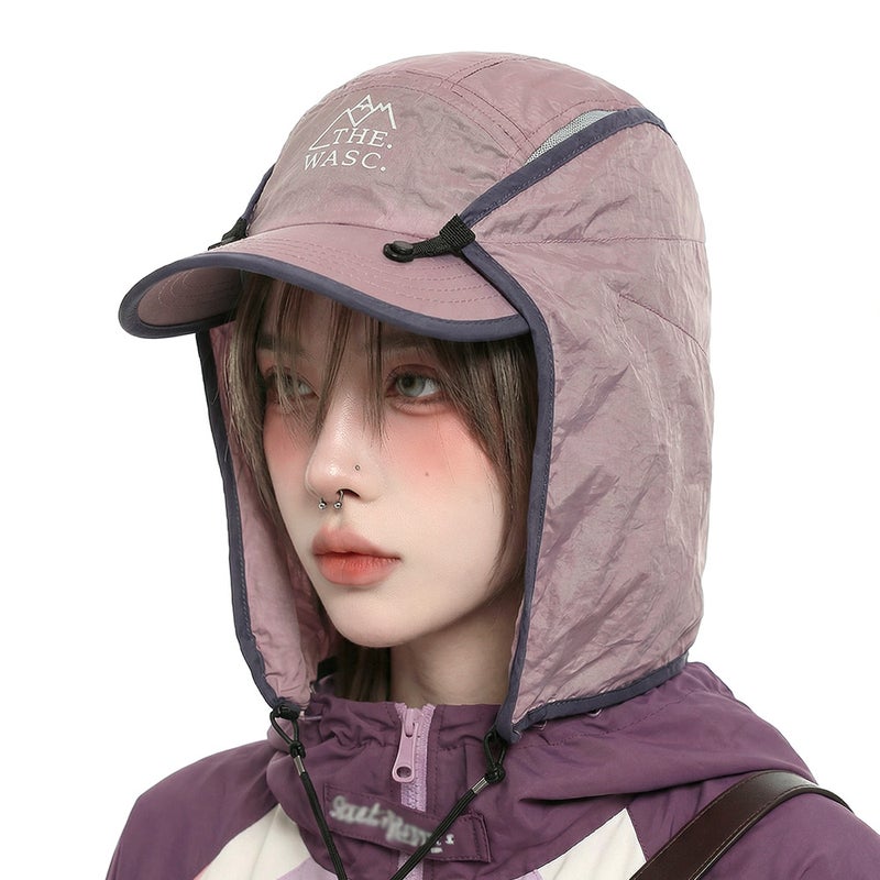 WASC Outdoor Korean Style Detachable Quick-Dry Sun-Protection Baseball Cap with Cape - Image 4