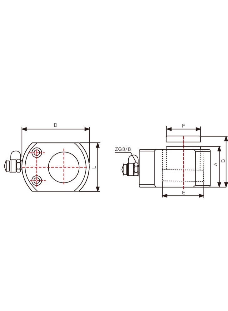 Hydrol Hydraulic Jack FPY 5 Ton High Pressure Pancake - Image 2