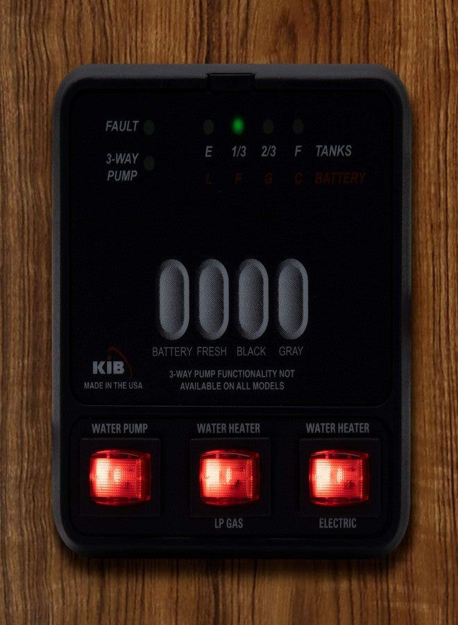 RecPro RV Tank Monitor Panel M23 | KIB Replacement | Panel Only | Fresh Water or Holding Tank Level Sensor (Black) - Image 4