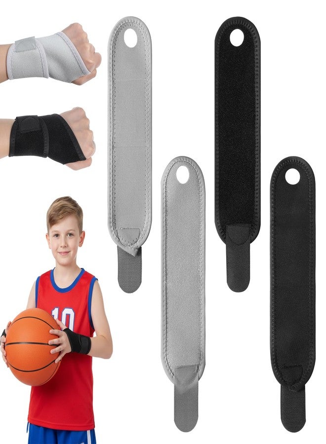 MBAIYO 4Pcs Kids Wrist Brace Support, Night Wrist Sleep Support Brace Adjustable Compression Straps for Sports Sleep Youth Wrist Guard for Sports and Daily Activities - Image 1