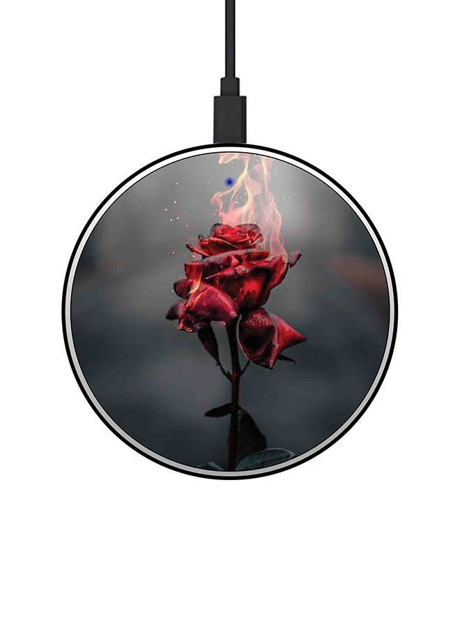 NIBEMINENT 15W Ultra Slim Fast Wireless Charger Multicolour