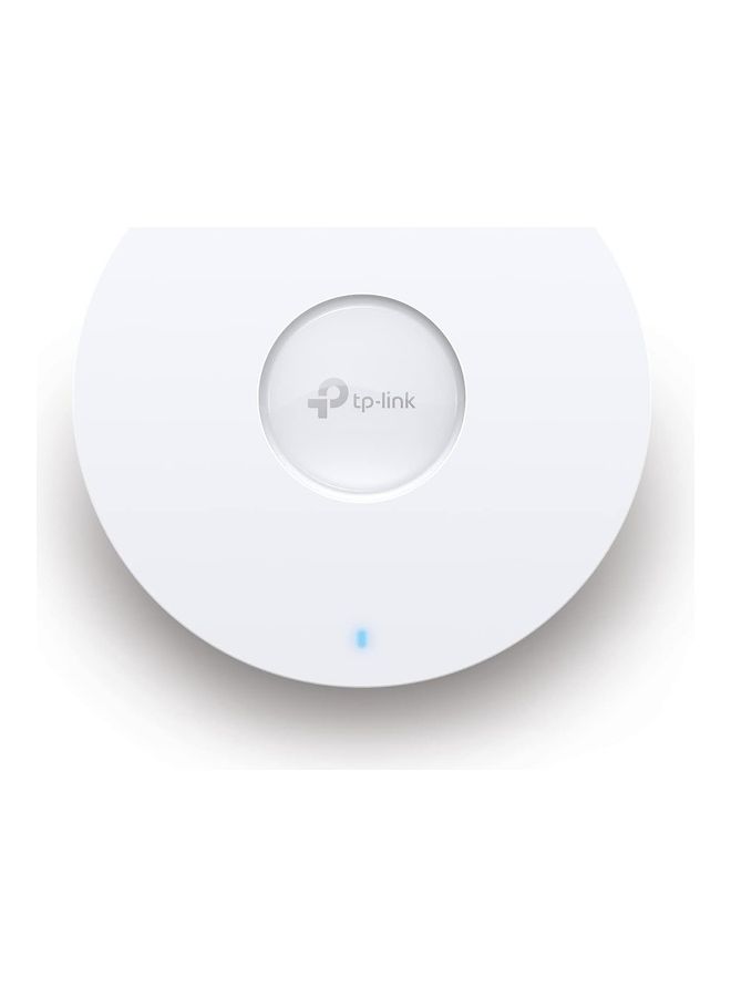 EAP613 Wireless Access Point w/o DC Adapter | Ultra-Slim | Omada True Wi-Fi 6 AX1800 | Mesh, Seamless Roaming, WPA3, MU-MIMO | Remote & App Control | PoE+ Powered | Multiple Controller Options White