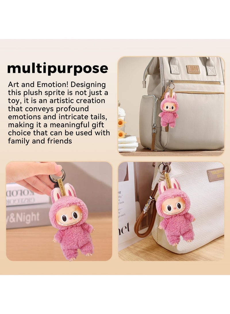 Labubu Keychain, Labubu Doll, Labubu Plush Key Ring, Labubu Plush Toy, Labubu Plush Pendant, Labubu Plush Doll, Gifts for Boys and Girls - Image 5