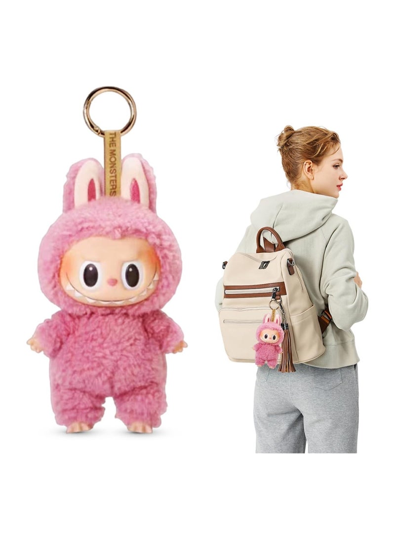Labubu Keychain, Labubu Doll, Labubu Plush Key Ring, Labubu Plush Toy, Labubu Plush Pendant, Labubu Plush Doll, Gifts for Boys and Girls - Image 1