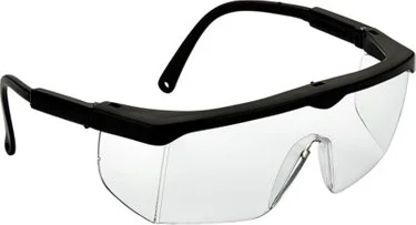 Lisinya Protective Work Glasses Viola Valente Clear Glass Black Frame
