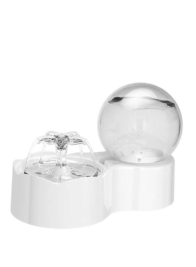 عام موزع مياه للحيوانات الأليفة، موزع مياه سعة 2.5 لتر، موزع مياه تلقائي هادئ جداً للقطط والكلاب مع 2 فلتر بديل، مناسب للقطط والكلاب والحيوانات الأليفة المتعددة. - Image 1