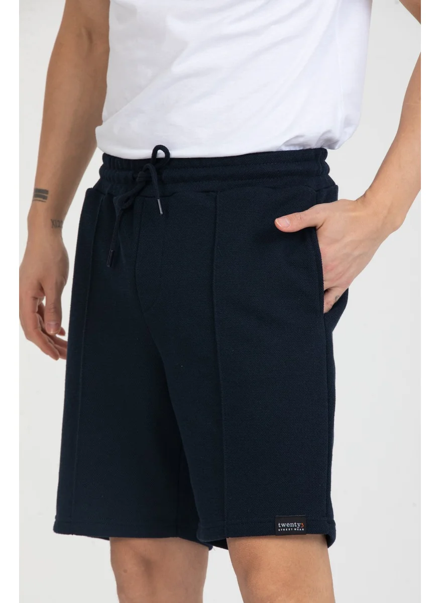 Twenty3 Men's Ribbed Regular Fit Shorts
