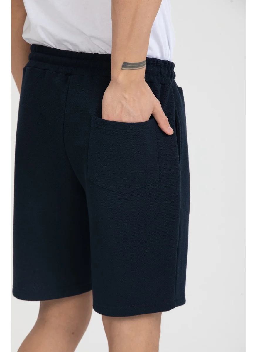 Twenty3 Men's Ribbed Regular Fit Shorts