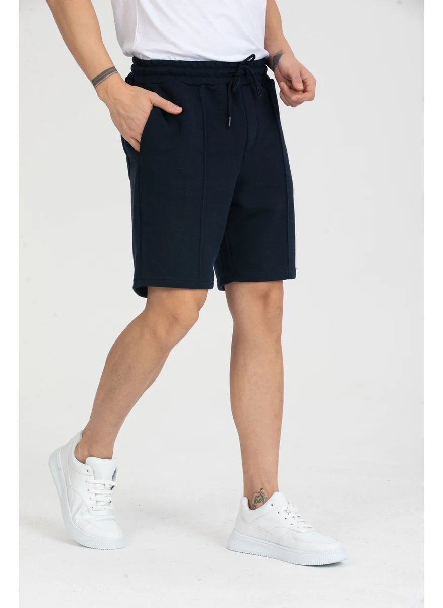 Twenty3 Men's Ribbed Regular Fit Shorts