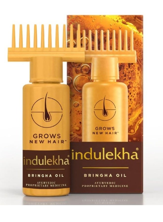 إندوليكا زيت إندوليكا برينغا للشعر 100 مل - زيت أيورفيدي للتحكم في تساقط الشعر ونمو الشعر الطبيعي - Image 1