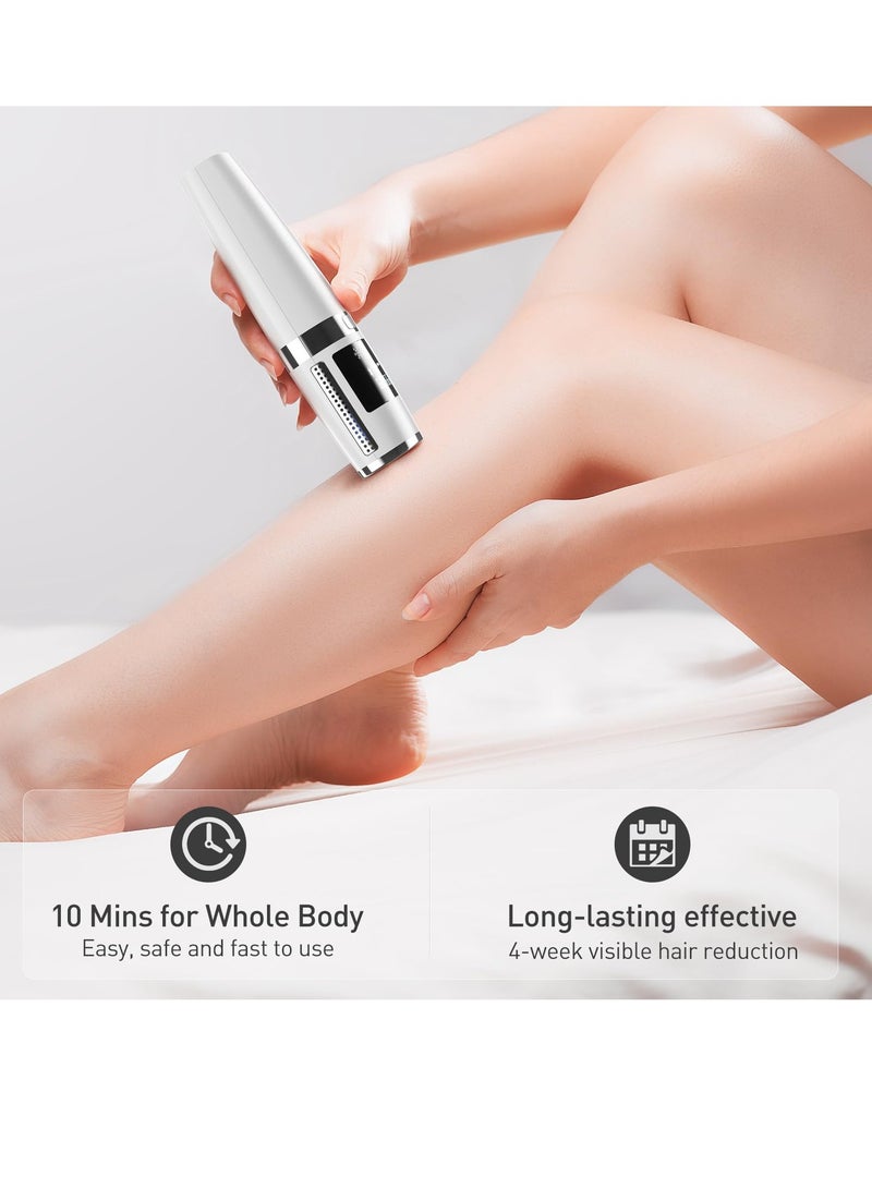 سيوسي جهاز إزالة الشعر بالليزر، جهاز إزالة الشعر بالليزر IPL، مزيل شعر IPL بدون ألم للاستخدام المنزلي، نتائج دائمة، 990000 ومضة، نظام تبريد، 5 مستويات طاقة للوجه والساقين والذراعين والبكيني - Image 2